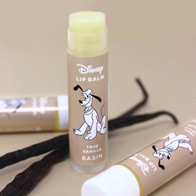 BASIN DISNEY MICKEY MOUSE & FRIENDS LIP BALM COLLECTION | 6 PACK CLASSIC FLAVORS (CHERRY, MINT, LEMON, PEPPERMINT, CITRUS, VANILLA) | ORGANIC CLEAN BEAUTY, OFFICIAL DISNEY, MADE IN USA - Image 4